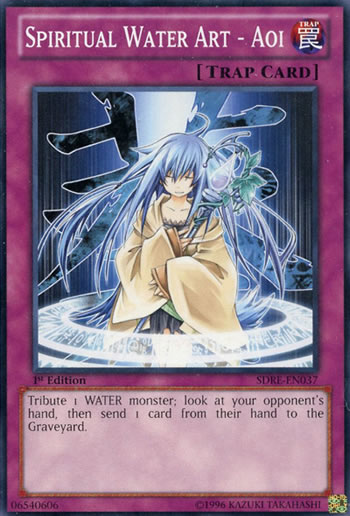 Yu-Gi-Oh Card: Spiritual Water Art - Aoi