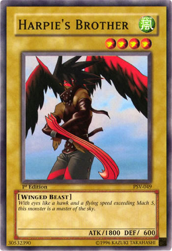 Yu-Gi-Oh Card: Sky Scout (F.K.A. Harpie's Brother)