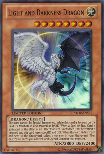 Yu-Gi-Oh Card: Light and Darkness Dragon