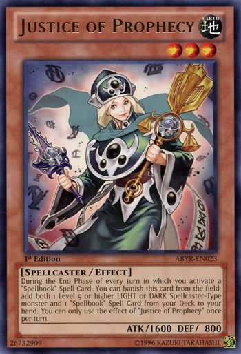 Yu-Gi-Oh Card: Justice of Prophecy