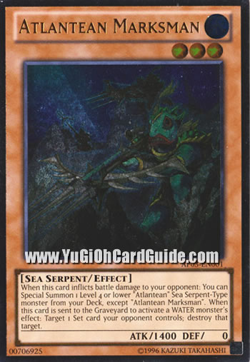 Yu-Gi-Oh Card: Atlantean Marksman