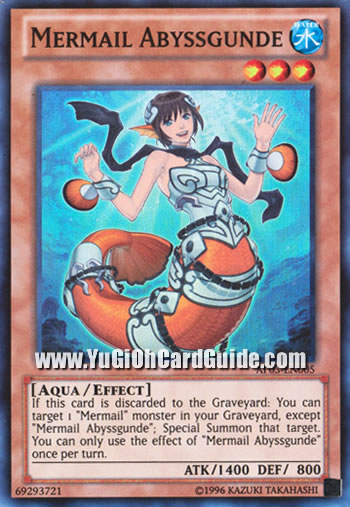 Yu-Gi-Oh Card: Mermail Abyssgunde