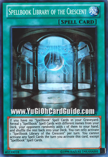 Yu-Gi-Oh Card: Spellbook Library of the Crescent