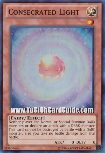 Yu-Gi-Oh Card: Consecrated Light