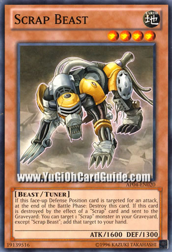 Yu-Gi-Oh Card: Scrap Beast