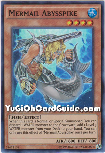 Yu-Gi-Oh Card: Mermail Abysspike