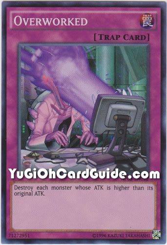 Yu-Gi-Oh Card: Overworked