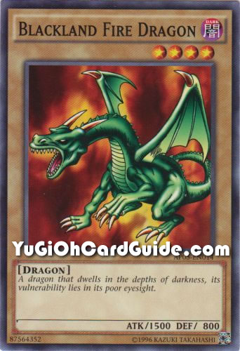 Yu-Gi-Oh Card: Blackland Fire Dragon