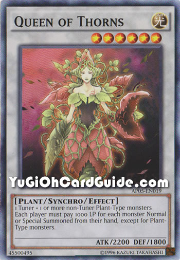 Yu-Gi-Oh Card: Queen of Thorns