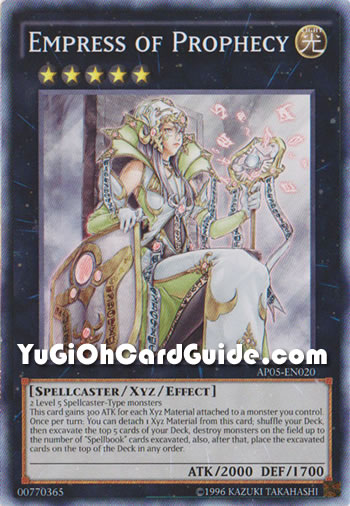Yu-Gi-Oh Card: Empress of Prophecy