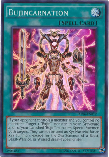 Yu-Gi-Oh Card: Bujincarnation