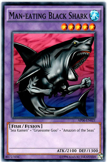 Yu-Gi-Oh Card: Man-eating Black Shark