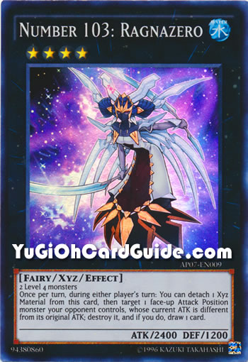 Yu-Gi-Oh Card: Number 103: Ragnazero