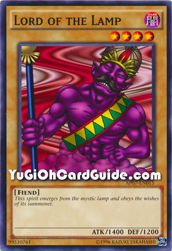 Yu-Gi-Oh Card: Lord of the Lamp