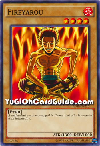 Yu-Gi-Oh Card: Fireyarou