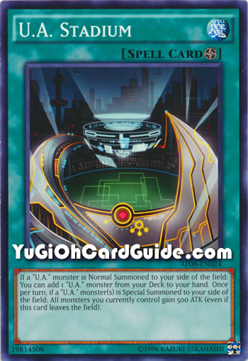Yu-Gi-Oh Card: U.A. Stadium