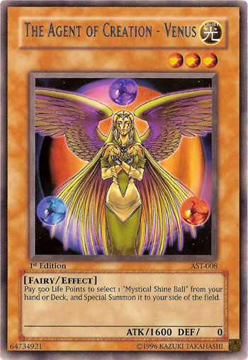 Yu-Gi-Oh Card: The Agent of Creation - Venus
