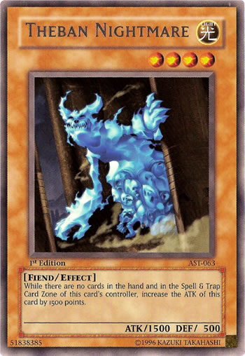 Yu-Gi-Oh Card: Theban Nightmare