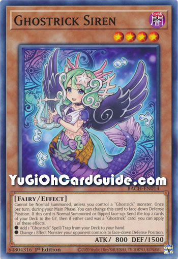 Yu-Gi-Oh Card: Ghostrick Siren