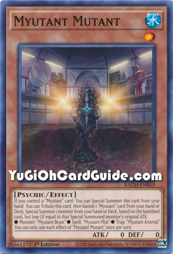 Yu-Gi-Oh Card: Myutant Mutant