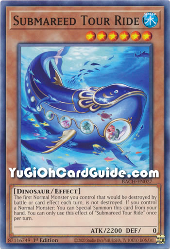 Yu-Gi-Oh Card: Submareed Tour Ride