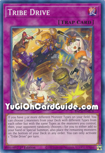 Yu-Gi-Oh Card: Tribe Drive