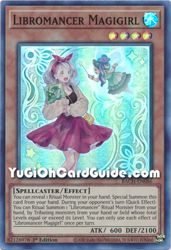 Yu-Gi-Oh Card: Libromancer Magigirl