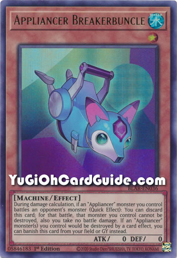 Yu-Gi-Oh Card: Appliancer Breakerbuncle