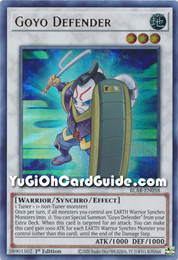 Yu-Gi-Oh Card: Goyo Defender