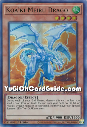 Yu-Gi-Oh Card: Koa'ki Meiru Drago