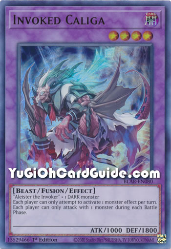 Yu-Gi-Oh Card: Invoked Caliga