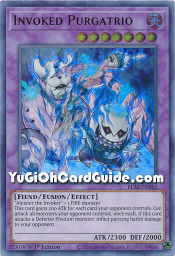 Yu-Gi-Oh Card: Invoked Purgatrio