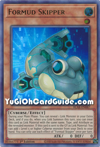 Yu-Gi-Oh Card: Formud Skipper