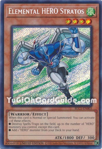 Yu-Gi-Oh Card: Elemental HERO Stratos