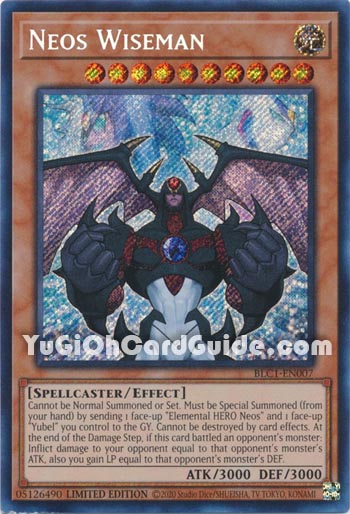 Yu-Gi-Oh Card: Neos Wiseman