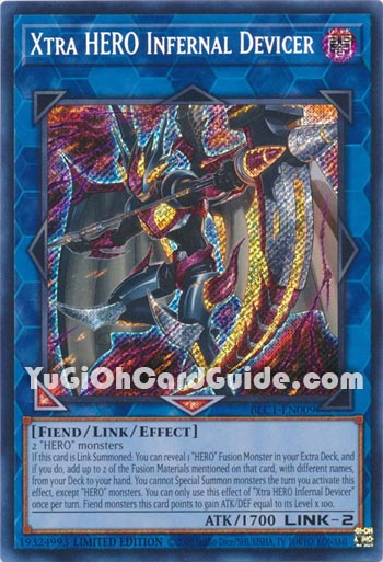 Yu-Gi-Oh Card: Xtra HERO Infernal Devicer