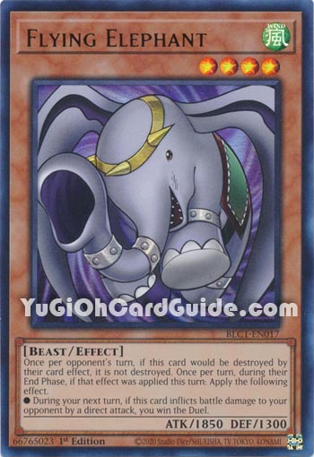 Yu-Gi-Oh Card: Flying Elephant
