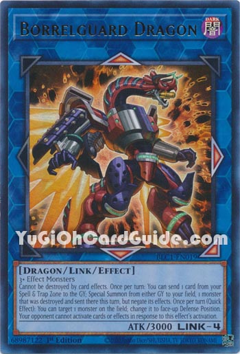 Yu-Gi-Oh Card: Borrelguard Dragon