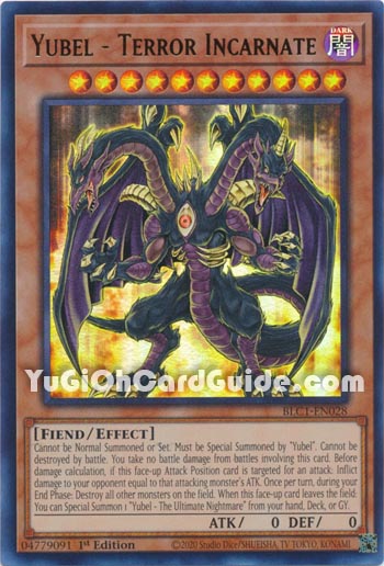 Yu-Gi-Oh Card: Yubel - Terror Incarnate