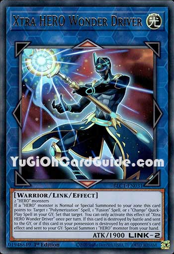 Yu-Gi-Oh Card: Xtra HERO Wonder Driver