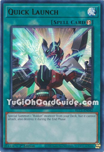 Yu-Gi-Oh Card: Quick Launch