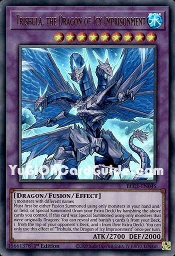 Yu-Gi-Oh Card: Trishula, the Dragon of Icy Imprisonment