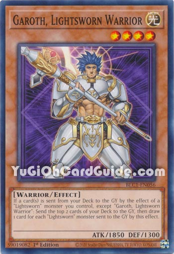 Yu-Gi-Oh Card: Garoth, Lightsworn Warrior