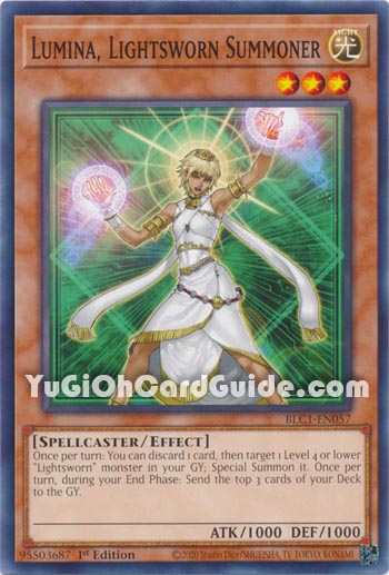 Yu-Gi-Oh Card: Lumina, Lightsworn Summoner