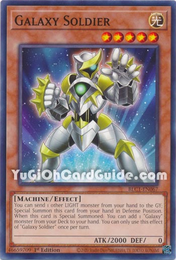 Yu-Gi-Oh Card: Galaxy Soldier