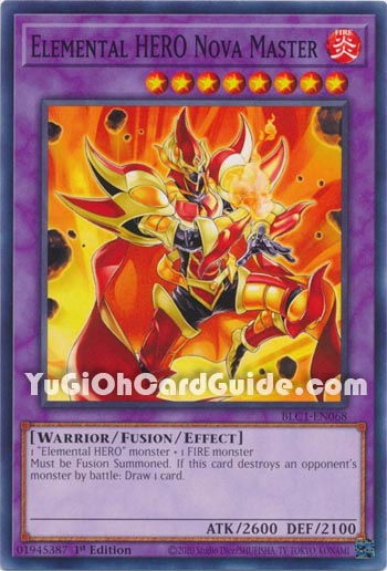 Yu-Gi-Oh Card: Elemental HERO Nova Master