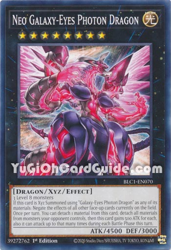 Yu-Gi-Oh Card: Neo Galaxy-Eyes Photon Dragon