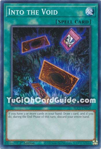 Yu-Gi-Oh Card: Into the Void