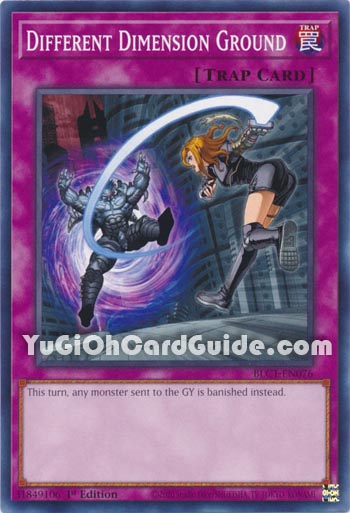Yu-Gi-Oh Card: Different Dimension Ground