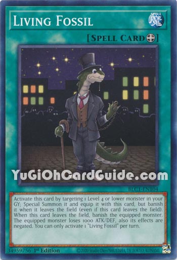 Yu-Gi-Oh Card: Living Fossil